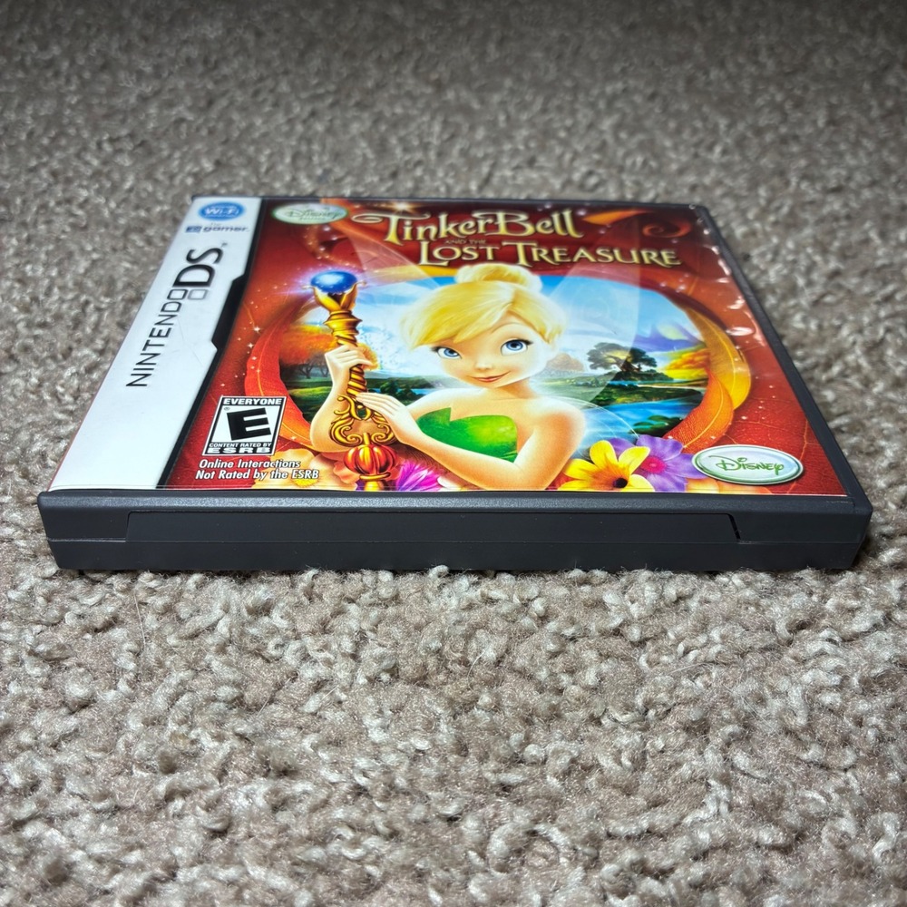 Disney Fairies Tinker Bell and the Lost Treasure Nintendo DS Manual Poster CIB - Picture 7 of 9